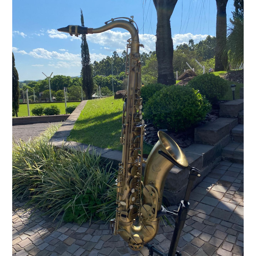 Foto do produto  Sax Tenor Eagle St-503vg Sib Envelhecido Dourado-escuro (SEMI NOVO)