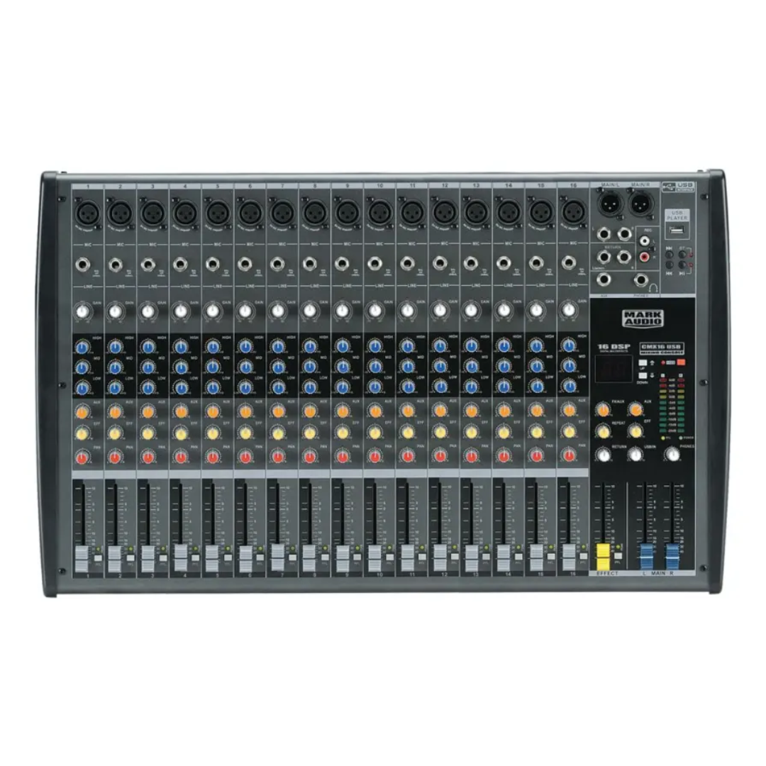 Foto do produto  CMX16-USB - MIXER 16 CANAIS COM USB/SD PLAYER INCORPORADO