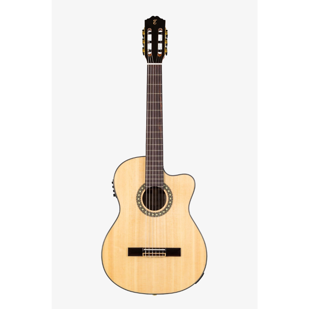 Foto do produto  VIOLAO CLASSIC CUTAWAY EQ NYLON T/ SPRUCE SÓLIDO B/S SAPELE VESPERATA NT TAGIMA