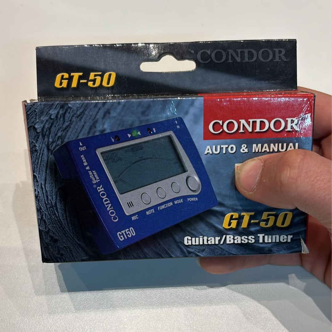 Foto do produto Afinador Cromático Digital Condor GT50 - Azul Foto do produto Afinador Cromático Digital Condor GT50 - Azul