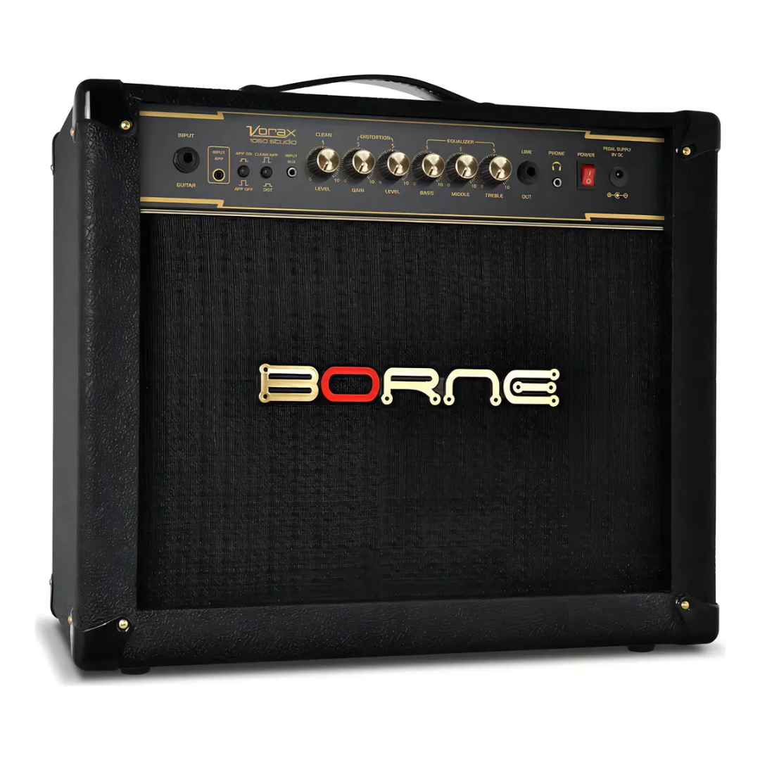 Foto do produto Amplificador Borne para Guitarra Vorax 1050 studio preto Foto do produto Amplificador Borne para Guitarra Vorax 1050 studio preto