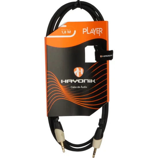 Foto do produto Cabo de Áudio Hayonik Player P2 x P2 1,8m Preto