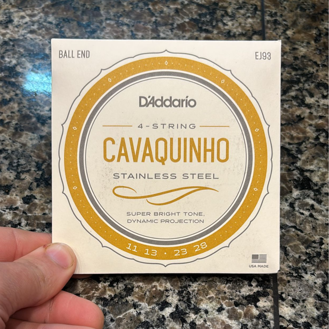 Foto do produto Encordoamento Cavaquinho D'Addario EJ93 Foto do produto Encordoamento Cavaquinho D'Addario EJ93