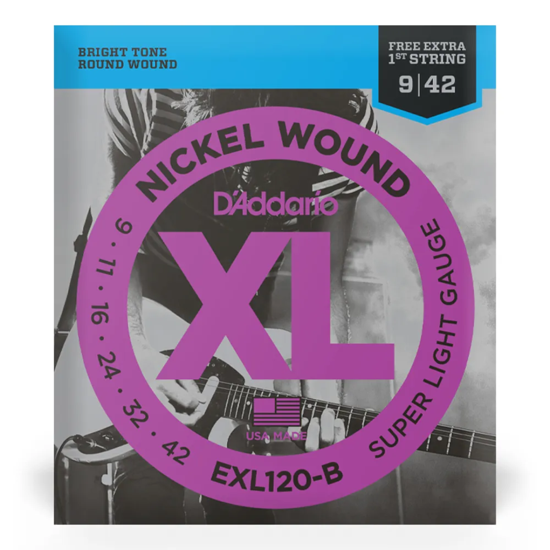 Foto do produto Encordoamento D'Addario Níquel Wound EXL 120-B 0.09 