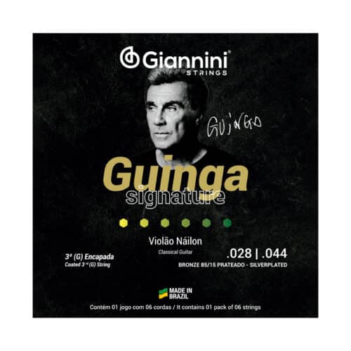 Foto do produto Encordoamento Giannini Nylon Guinga 0.28 - 3* Encapada Foto do produto Encordoamento Giannini Nylon Guinga 0.28 - 3* Encapada