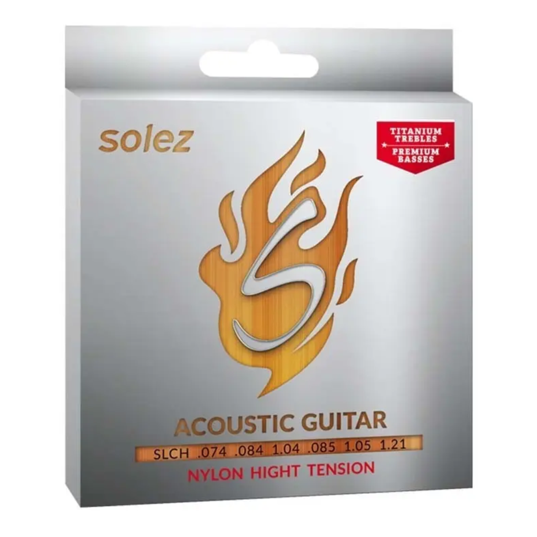 Foto do produto Encordoamento Violão Solez Nylon Tensão Alta 074