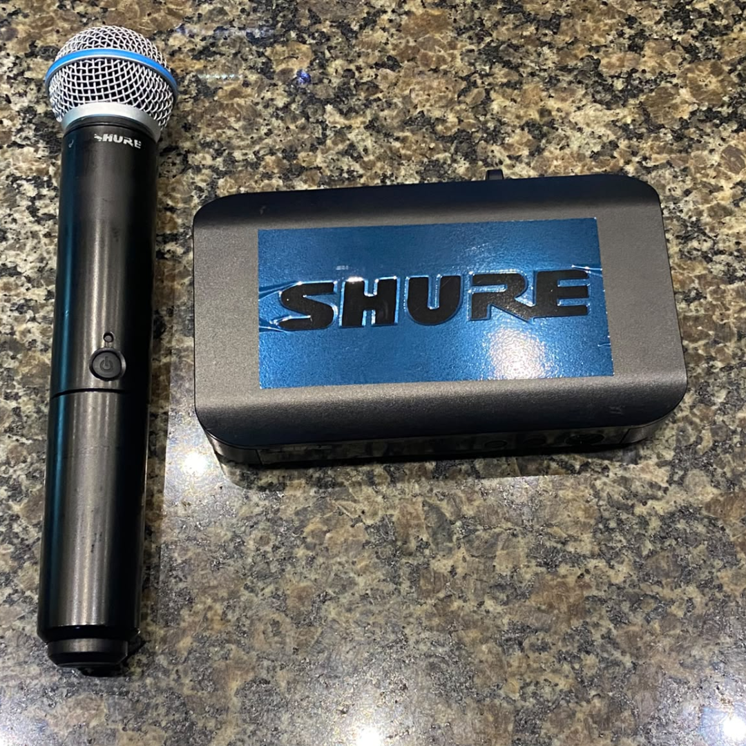 Foto do produto Microfone sem fio Shure BLX4/Beta 58 (USADO)