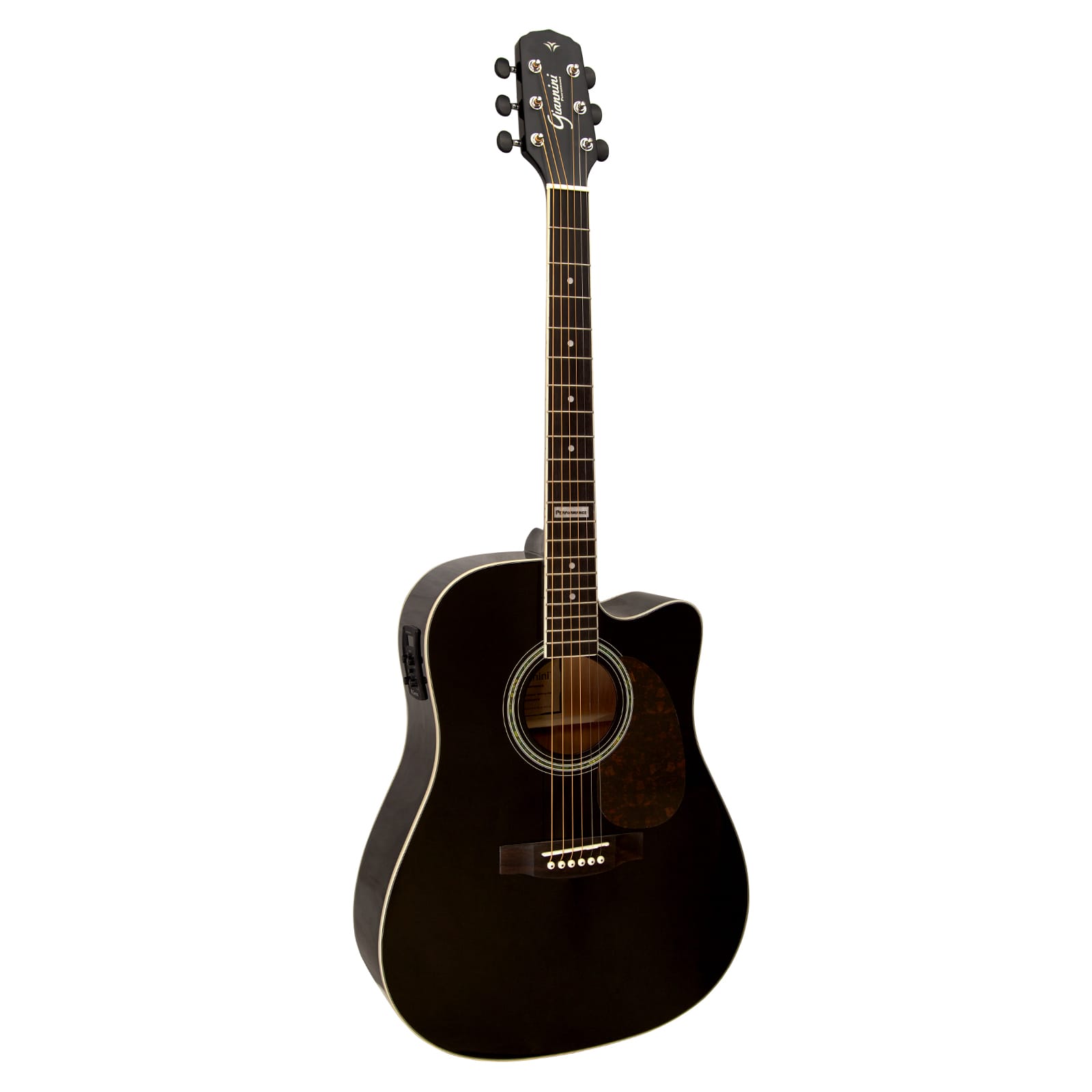 Foto do produto Violão Giannini Performance GF-1D - Black - EQ - Folk