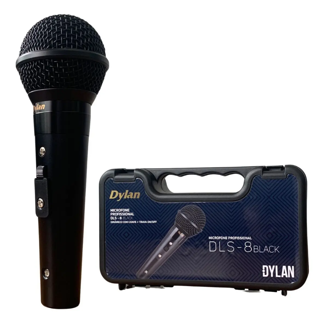 Foto do produto Microfone Com Fio Dylan DLS-8 Black