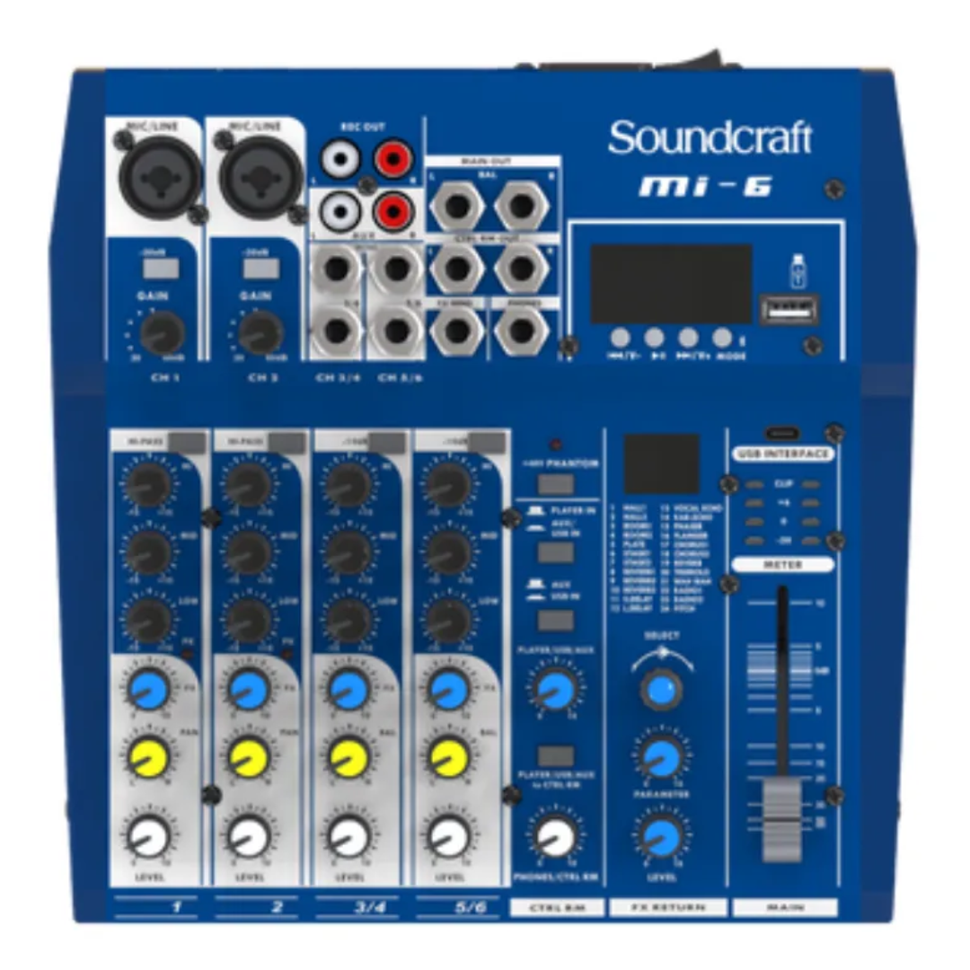 Foto do produto Mixer Soundcraft Mi-6 Foto do produto Mixer Soundcraft Mi-6