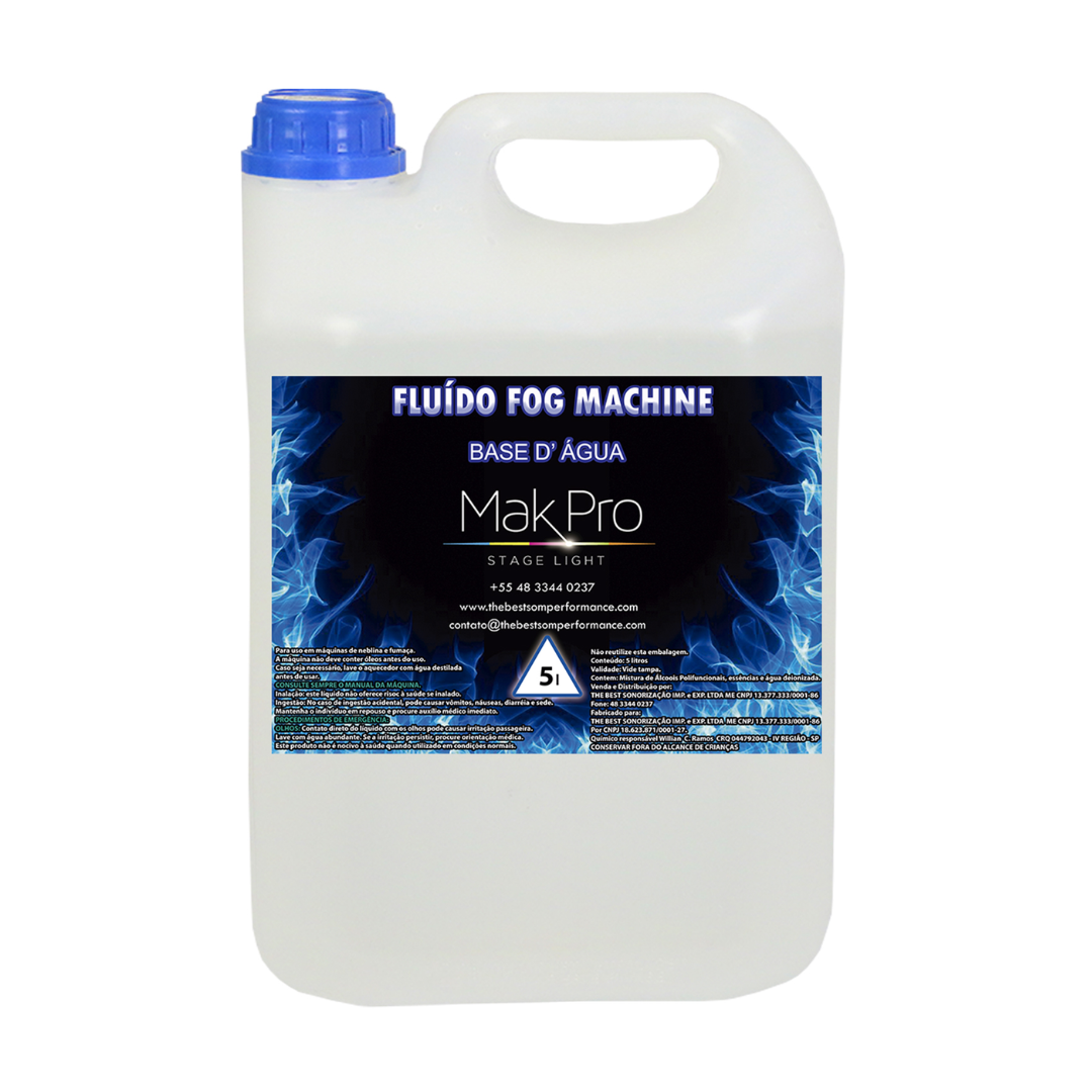 Foto do produto  Fluido máquina de fumaça - MKP 5 litros (Fluido a base d' água)