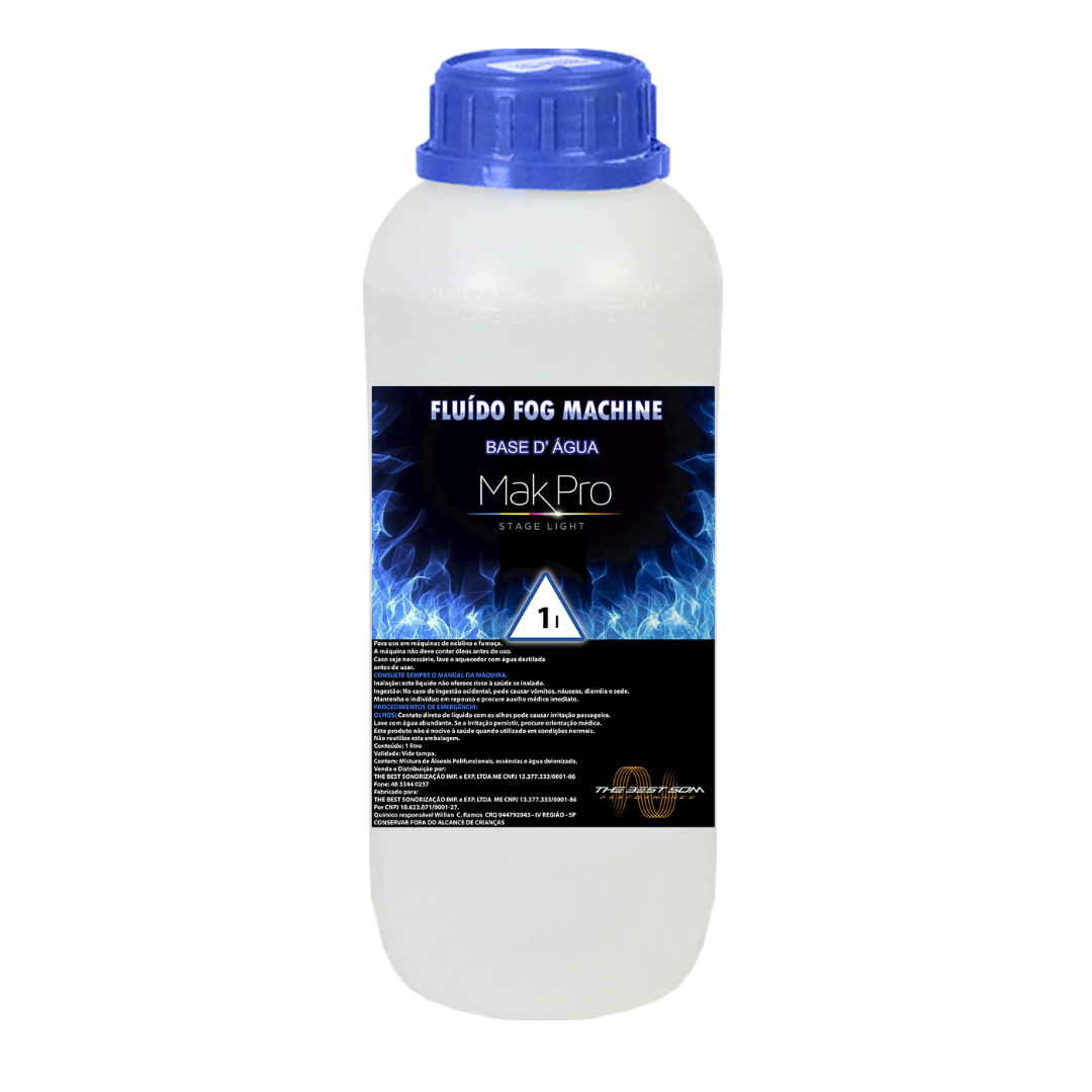 Foto do produto  Fluido máquina de fumaça - MKP 1 litro (Fluido a base d' água)